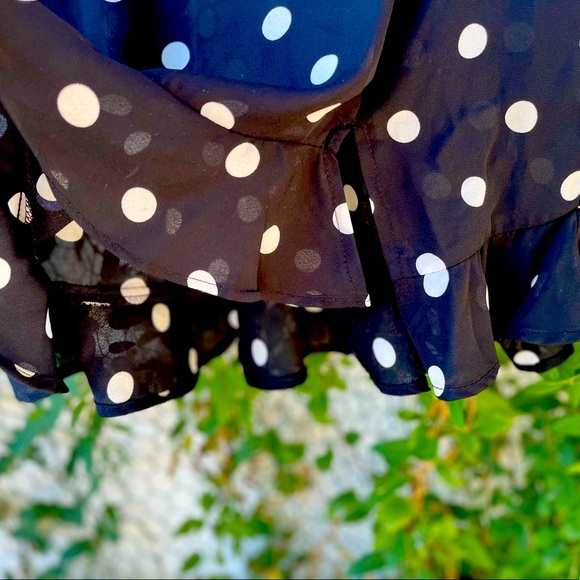 Black and white polka dot skirt - Picture 2 of 2